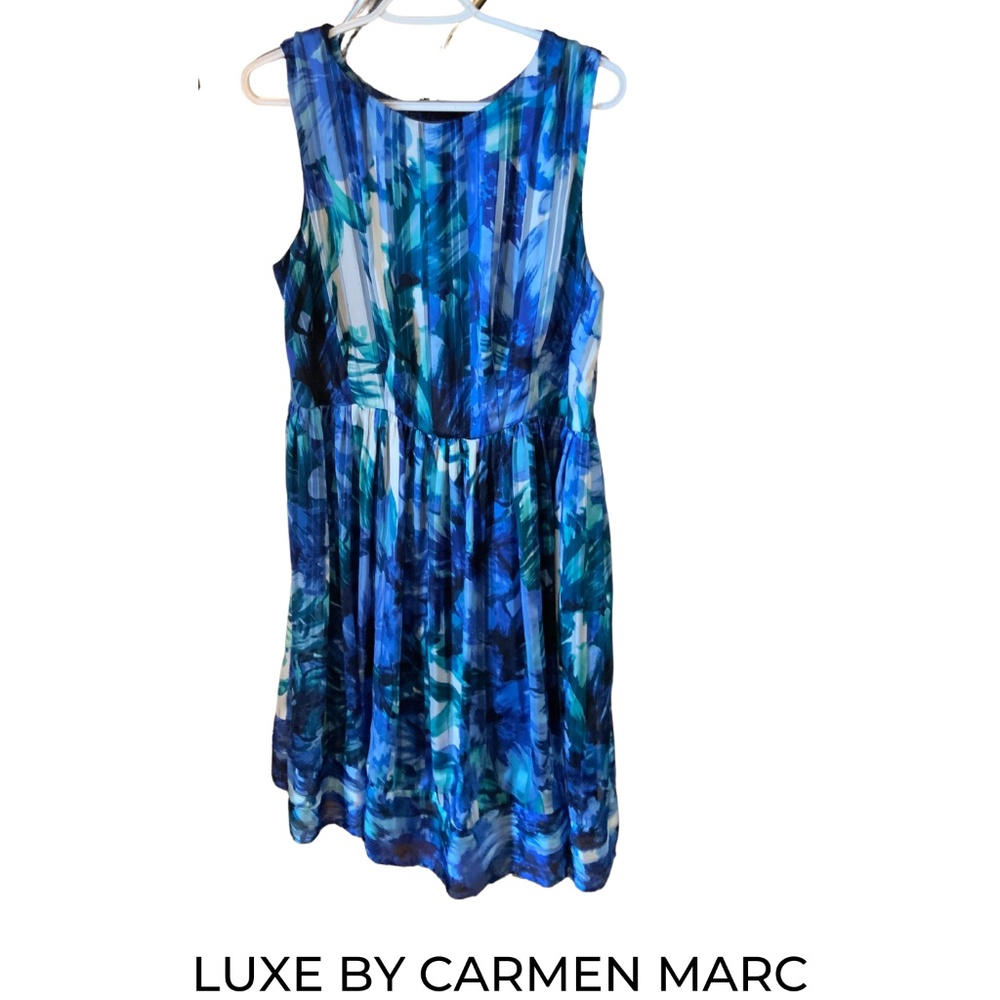 Floral Blue Dress